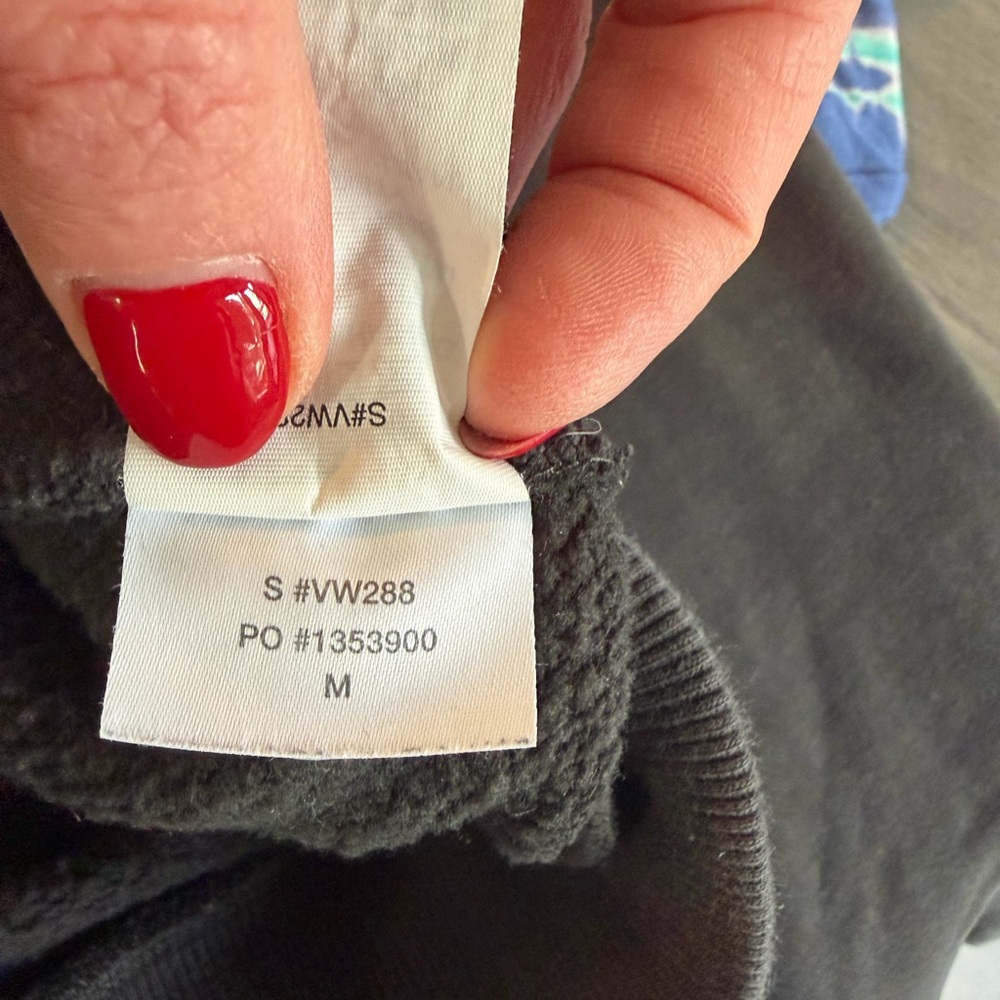 Vuori Restore Half Zip Hoodie - Washed Black - Picture 7 of 8